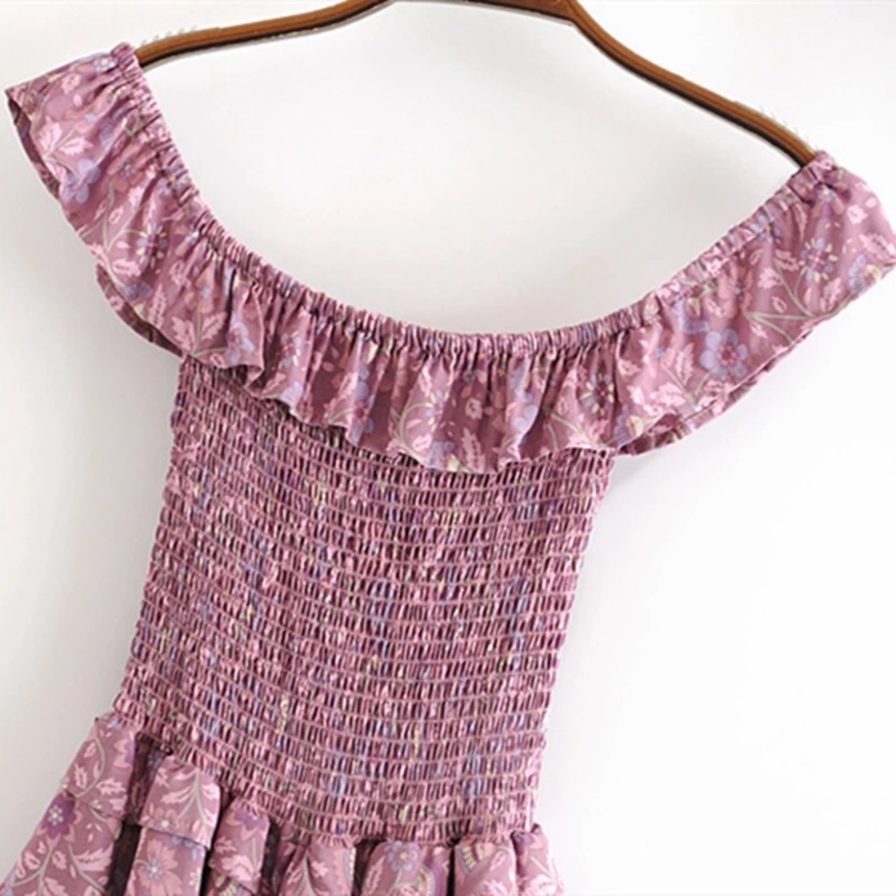LAST ONE floral ruffle dress - Picture 5 of 14